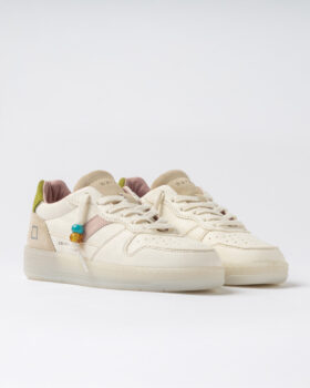 Court 2.0 VINTAGE KALVSKINN IVORY-KIWI