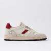 Court 2.0 VINTAGE KALVSKINN VIT-BORDEAUX