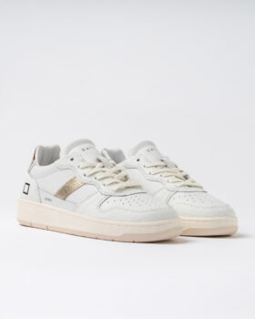 Court 2.0 VINTAGE KALVSKINN VIT-PLATINA