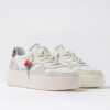 COURT PLATFORM VINTAGE KALVSKINN VIT-LEOPARD