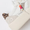 COURT PLATFORM VINTAGE KALVSKINN VIT-LEOPARD