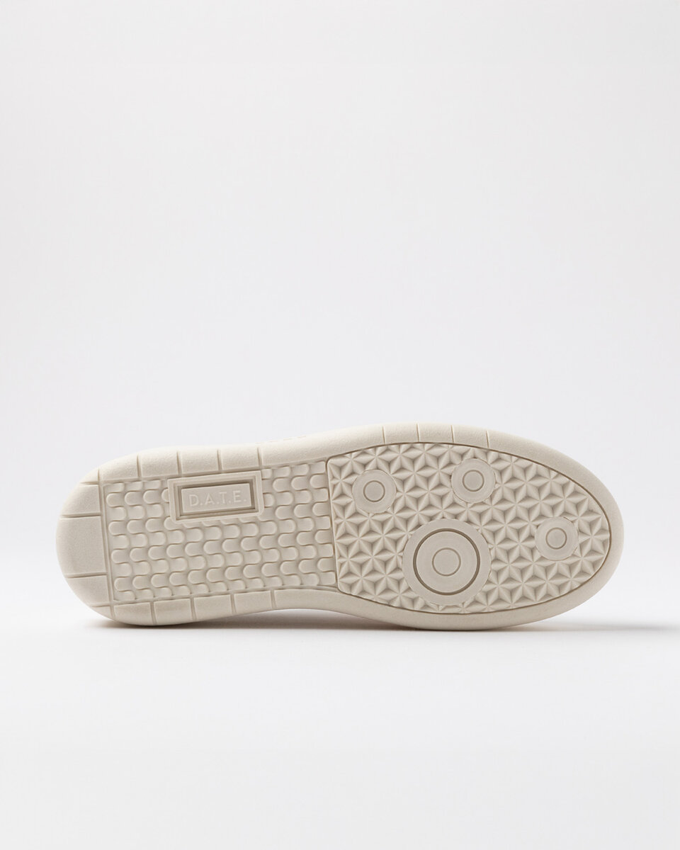 HILL LOW PLATFORM KALVSKINN VIT-COOPER