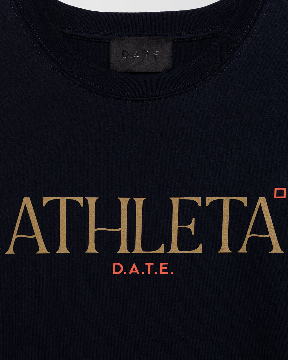 T-SHIRT ATHLETA BLÅ