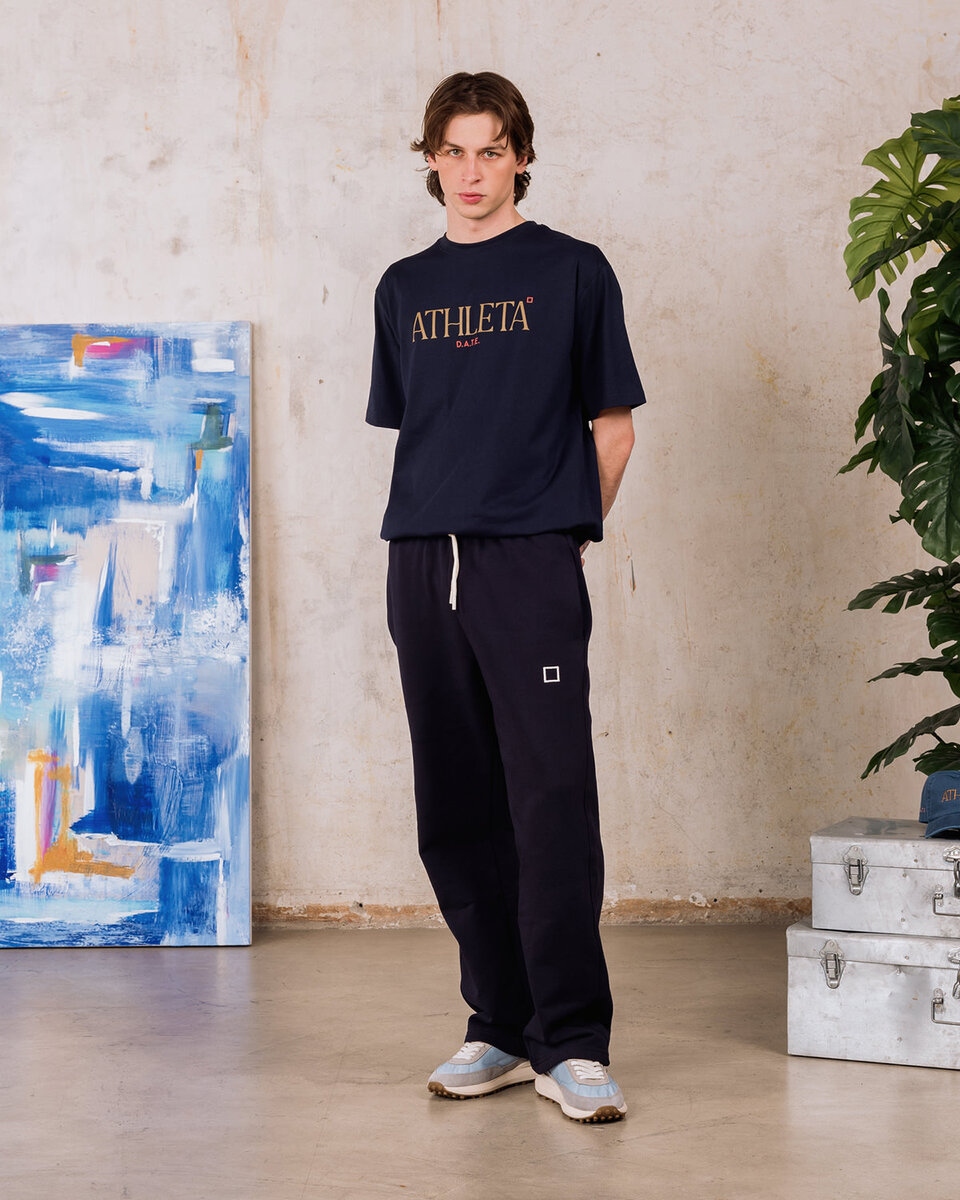 T-SHIRT ATHLETA BLÅ