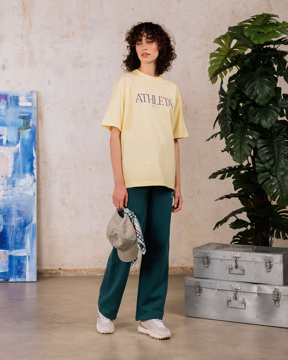T-SHIRT ATHLETA GUL