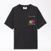 T-SHIRT MED BRODERI, ANTRACIT