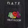 T-SHIRT MED BRODERI, ANTRACIT